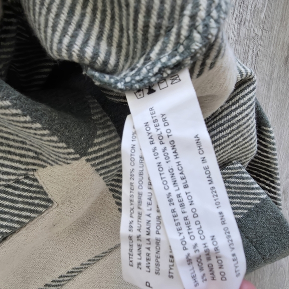 Ashley By 26 International Fleece Coats  Size S OVERSIZE Nwot - Picture 8 of 8